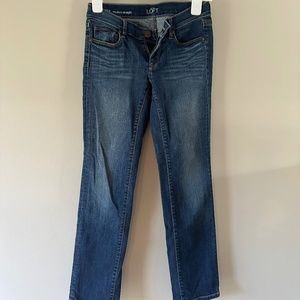 LOFT Modern Straight Jeans Size 26/2P